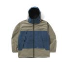 GIACCA SNOWBOARD BSRABBIT MMM HF WINDBREAKER HOODED JACKET ASH KHAKI CORDUROY SKY