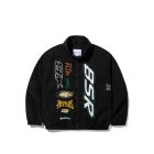 GIACCA SNOWBOARD BSRABBIT BSR SPORTY TRACK JACKET BLACK