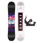 TAVOLA SNOWBOARD DRAKE CHARM 2025 + ATTACCHI QUEEN 2025