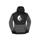 FELPA TERMICA VOLCOM HYDRO RIDING HOODIE BLACK PRINT