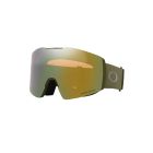 MASCHERA SNOWBOARD OAKLEY FALL LINE L MATTE DARK BRUSH PRIZM SAGE GOLD IRIDIUM U