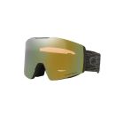 MASCHERA SNOWBOARD OAKLEY FALL LINE L DARK BRUSH SWIRL PRIZM SAGE GOLD IRIDIUM U